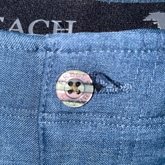 EUC Mens Navy Blue Pebble Beach Golf Shorts Size 38 - Picture 3 of 7